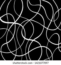 Brush texture pattern. Grunge vector.