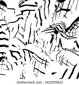 Brush texture pattern. Grunge vector.