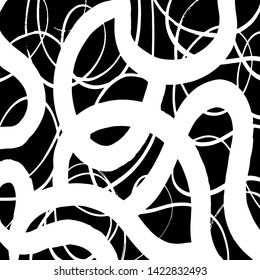 Brush texture pattern. Grunge vector.