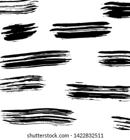 Brush texture pattern. Grunge vector.