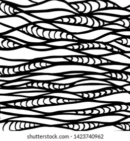 Brush texture pattern. Grunge vector.
