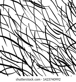 Brush texture pattern. Grunge vector.