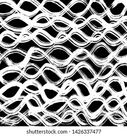 Brush texture pattern. Grunge vector.
