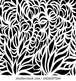 Brush texture pattern. Grunge vector.