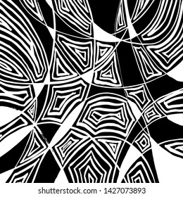 Brush texture pattern. Grunge vector.
