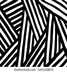 Brush texture pattern. Grunge vector.
