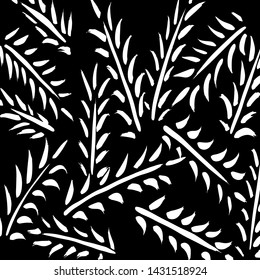 Brush texture pattern. Grunge vector.