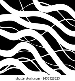 Brush texture pattern. Grunge vector.