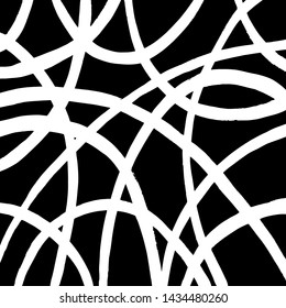 Brush texture pattern. Grunge vector.