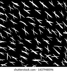 Brush texture pattern. Grunge vector.