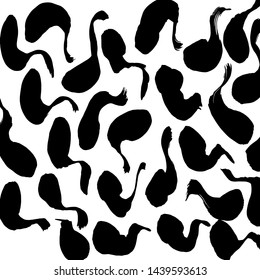 Brush texture pattern. Grunge vector.