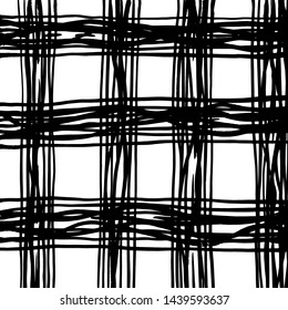 Brush texture pattern. Grunge vector.