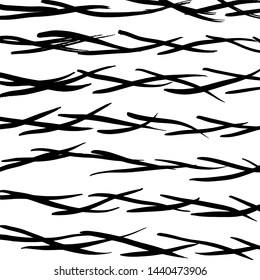 Brush texture pattern. Grunge vector.