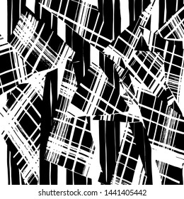 Brush texture pattern. Grunge vector.