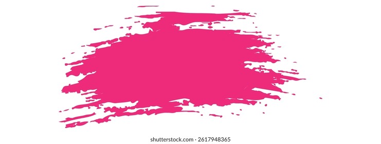 Brush texture red stroke underline highlight. Marker red pen highlight stroke. Vector hand drawn brush underline element set for accent, crayon texture emphasis effect. Chalk vector illustration