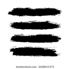 Brush thick line of stroke bundles