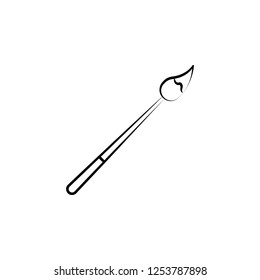 Brush, tool, art icon. Element of art and craft icon. Thin line icon for website design and development, app development. Premium icon