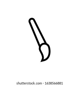 Brush tool icon. Drawing symbol. Design equipment illustration. Eps 10 