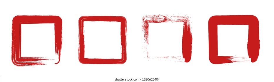 Brush touch material, ink splash, handwritten texture, texture material, rough lines, ink lines, Japanese style, Asian taste vector illustration