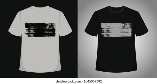 Pinsel T-Shirt Design einfach.