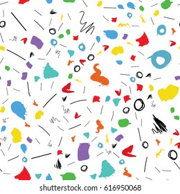Brush vector abstract pattern background. Modern pattern Textured Brush Stroke