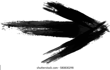 Brush Vector Arrow