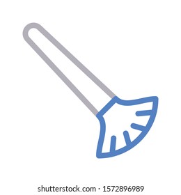 brush vector color line icon 