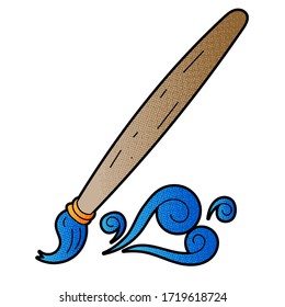 Pinselvektordesign. digitale Hand gezeichnet. Halbtonstruktur