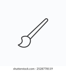 Brush vector flat icon set.eps