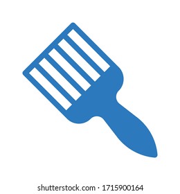 brush vector glyph color icon 