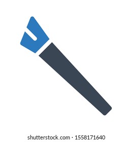 brush vector glyph colour icon 