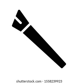 brush vector glyph flat icon 