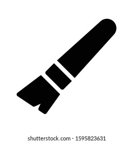 brush vector glyph flat icon 