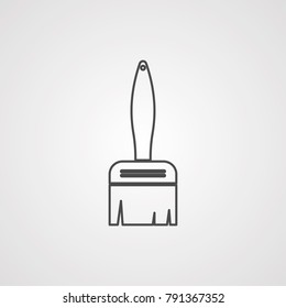 Brush vector icon