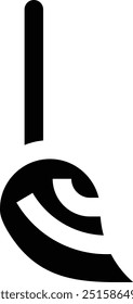 Pinsel-Vektorsymbol-Entwurfsgrafik