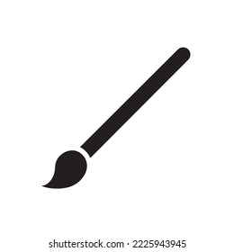 Brush vector icon. Tassel flat sign design. EPS 10 paint brush symbol pictogram