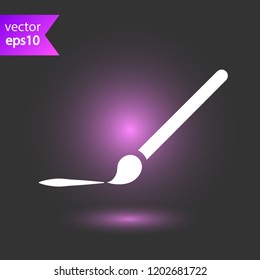 Brush vector icon. Tassel sign. Painter
icon.  EPS 10 flat symbol