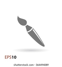 Brush vector icon for web and mobile