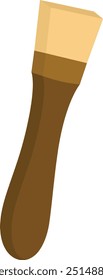 Ilustração de vetor de pincel. Design gráfico. Elemento