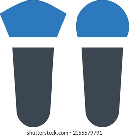 pincel Ilustración vectorial en un fondo transparente.Símbolos de calidad premium.Icono vectorial glifos para el concepto y diseño gráfico.