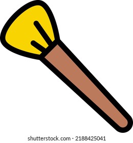 brush  Vector illustration on a transparent background.Premium quality symmbols.Stroke vector icons for concept and graphic design.