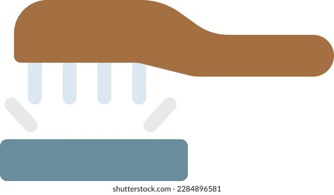 brush  Vector illustration on a transparent background. Premium quality symmbols. Line Color vector icons for concept and graphic design.