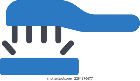 brush  Vector illustration on a transparent background. Premium quality symmbols. Glyphs vector icons for concept and graphic design. 
