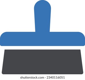 brush Vector illustration on a transparent background.Premium quality symmbols.Glyphs vector icon for concept and graphic design. 

