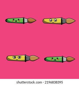 brush vector set is a vector cartoon, cute doodle with a school theme.
Perfect for designing t-shirts, merchandise, stickers, logos, emojis, etc.
