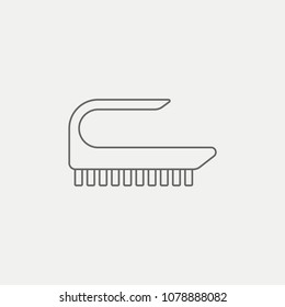 Brush for Washing Flat Icon