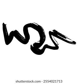Brush Wave Stroke Ink Paint Texture
