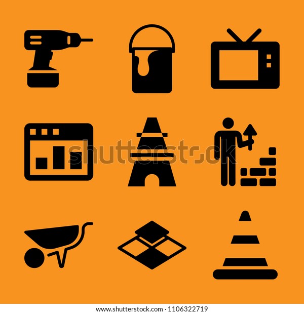 Brush Window Png Jar Arrow Quarry Stock Vector Royalty Free 1106322719
