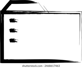 Brush writing business icon file