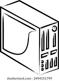 Brush writing business icon PC